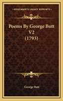 Poems By George Butt V2 1164886568 Book Cover