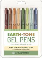 Earth-Tone Gel Pens - 8 Smooth Writing Pens 1441344144 Book Cover