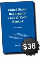 2024 United States Bankruptcy Code & Rules Booklet 1934852503 Book Cover