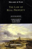 Megarry and Wade: The Law of Real Property 0420470301 Book Cover