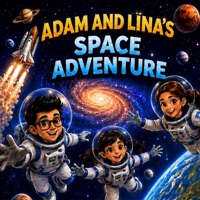 Adam and Lina's Space Adventure B0HDNKXCBJ Book Cover