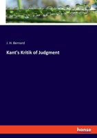 Bernard:Kant's Kritik of Judgment 3348099439 Book Cover