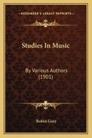 Studies in Music 1165800349 Book Cover