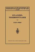 Pflanzenthermodynamik 3662017601 Book Cover