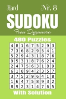 Hard Sudoku Nr.8: 480 puzzles with solution 1695794613 Book Cover