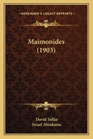 Maimondies: His Life and Work 116406343X Book Cover