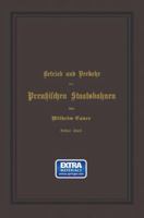 Betrieb Und Verkehr Der Preussischen Staatsbahnen: Ein Handbuch Fur Behorden Und Beamte 3642505309 Book Cover
