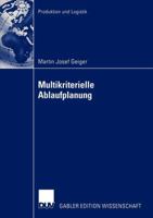 Multikriterielle Ablaufplanung 383500171X Book Cover
