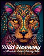 Wild Harmony: A Mandala Animal Coloring Book 100 Images B0CH2B9Q3T Book Cover