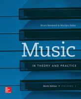 Music in Theory and Practice Vol I with Workbook 1259302296 Book Cover