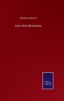 Anecdota Brentiana 3752510463 Book Cover