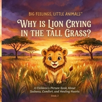 Why Is Lion Crying in the Tall Grass?: A Children's Picture Book About Sadness, Feelings, Comfort, and Emotional Resilience (Big Feelings, Little Animals) B0H688YVRB Book Cover