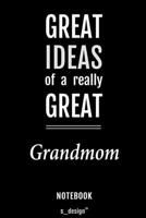 Notebook for Grandmoms / Grandmom: awesome handy Note Book [120 blank lined ruled pages] 1700660098 Book Cover