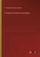 A Grammar Armenian and English 3368190261 Book Cover