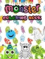 Monster Coloring Book: [Edition 2022] Fun, quirky and inimitable kids super coloring book. B0BJYQ1JN5 Book Cover