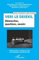 Vers le desexil: Démarches, questions, savoirs (French Edition) 2343175233 Book Cover