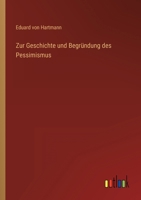 Zur Geschichte Und Begr�ndung Des Pessimis 1147860246 Book Cover