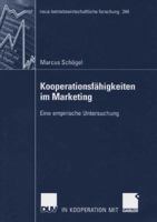 Kooperationsfahigkeiten Im Marketing: Eine Empirische Untersuchung 3835003135 Book Cover