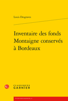 Inventaire Des Fonds Montaigne Conserves a Bordeaux 2406144410 Book Cover