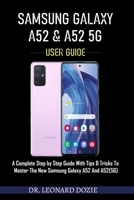 Samsung Galaxy A52 and A52 5g User Guide B092PG42RK Book Cover