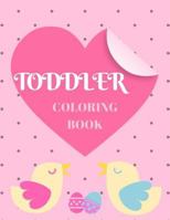 Toddler Coloring Book: Ages 2-8 Childhood Learning, Preschool Activity Book 100 Pages Size 8.5x11 Inch 1724150146 Book Cover