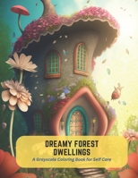 Dreamy Forest Dwellings: A Grayscale Coloring Book for Self Care B0C5P9MX2S Book Cover