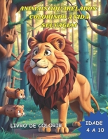 Animais Aquarelados: Colorindo a Vida Selvagem: livro para colorir (Portuguese Edition) B0CSDXKBRZ Book Cover