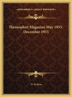 Theosophist Magazine May 1955-December 1955 0766152162 Book Cover