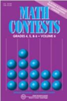 Math Contests, Grades 4, 5 & 6, Vol. 6 (School Years 2006-2007 Through 2010-2011) 0940805189 Book Cover