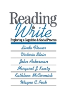 Reading-To-Write: Exploring a Cognitive and Social Process (Social and Cognitive Studies in Writing and Literacy) 019506190X Book Cover