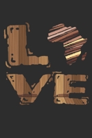 Love Africa: Black History Month Record & Monitor Blood Pressure at Home. 6x9 Inches 100 Pages Log Book Daily Readings, Comment Notes, Black And Educated 165033981X Book Cover