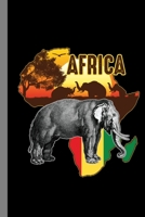 Africa: Wildlife Gift For Zookeepers (6x9) Dot Grid Notebook To Write In 1686900945 Book Cover