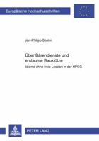 Ueber Baerendienste Und Erstaunte Baukloetze: Idiome Ohne Freie Lesart in Der Hpsg 3631545053 Book Cover