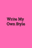 Write my own style: Plain Notebook. HOTPINK Cover with 100 Blanks page (6 x 9 inches) Design For Writing, Doodling, Taking Notes, Sketching,: Write my own style 1676699414 Book Cover