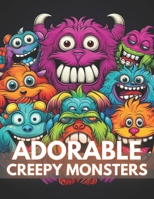 Adorable Creepy Monsters Coloring Book: 100+ High-Quality and Unique Coloring Pages B0CQW2GHTZ Book Cover