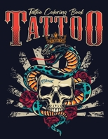 Tattoo Coloring Book: B08QLFSF56 Book Cover