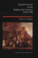 English Fiction of the Eighteenth Century, 1700-1789 (Longman Literature in English Series) 0582493706 Book Cover