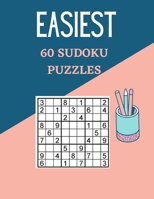 Easiest 60 Sudoku Puzzles: Train Your Brain B0959TWVWK Book Cover
