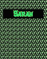 120 Page Handwriting Practice Book with Green Alien Cover Sarah: Primary Grades Handwriting Book 1097504875 Book Cover