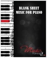 Blank Sheet Music for Piano: 100 Pages,100 Full Staved Sheet, Music Sketchbook for Students & Professionals 1533293309 Book Cover