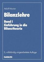 Bilanzlehre: Band I: Einfuhrung in Die Bilanztheorie 332282294X Book Cover
