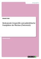 Bedeutende Lossprofile Und Palaolithische Fundplatze Der Wachau (Osterreich) 3656606854 Book Cover