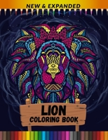 Lion Coloring Book (New & Expanded): Stress Relieving Book for Adult B08XFM7NW1 Book Cover