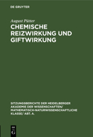 Chemische Reizwirkung und Giftwirkung 3111188655 Book Cover