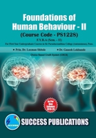 Foundations of Human Behaviour - II(F.Y.B.A, S.P. College, Sem.-II) 9393220409 Book Cover