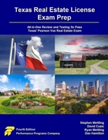 Texas Real Estate License Exam Prep: All-in-One Review and Testing to Pass Texas' Pearson Vue Real Estate Exam 1965482090 Book Cover
