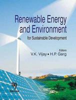 Renewable Energy and Environment: For Sustainable Development 8173199930 Book Cover