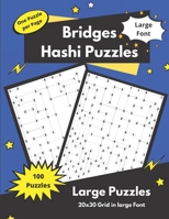 Hashi Puzzles: Bridges and Islands Puzzles for adults and seniors B08B386SYG Book Cover