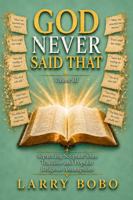 God Never Said That B0HFC3XYDJ Book Cover