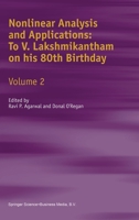 Nonlinear Analysis and Applications: To V. Lakshmikantham on his 80th Birthday 1402016883 Book Cover